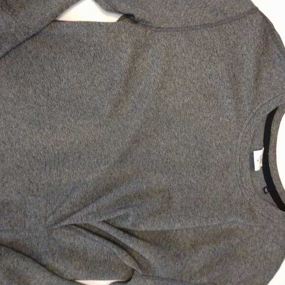 Cabi Women's Gray Long Sleeve Sweatshirt Mini Dress Size M - Picture 2 of 3